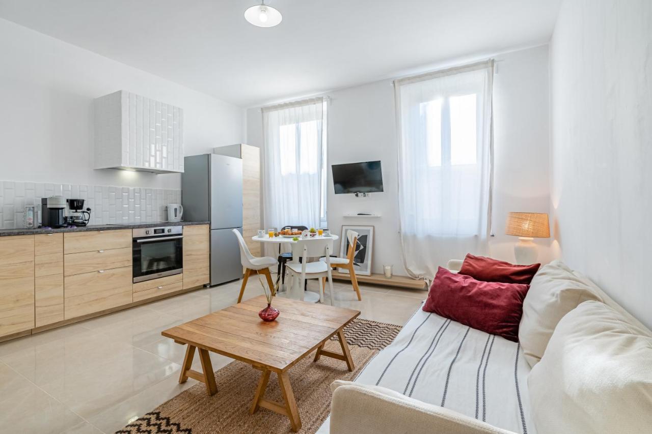 Le Borély: Appartement climatisé avec 2 chambres, à 800m de la plage Marselha Exterior foto
